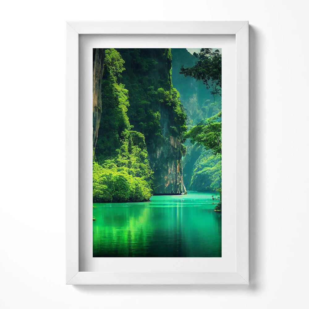 Obraz s rámem elegantní Cestování po Thajsku