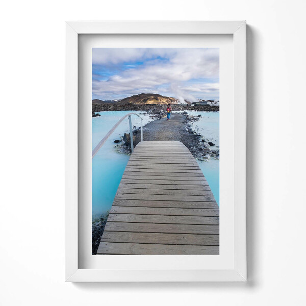Obraz s rámem elegantní Atrakce na Islandu