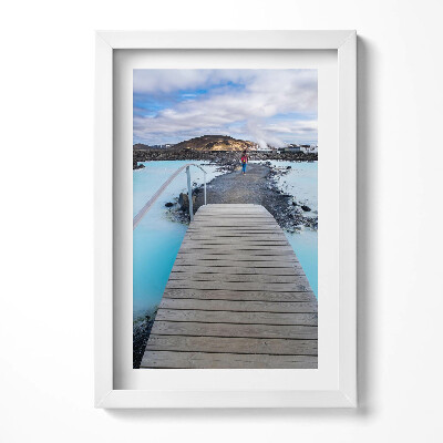 Obraz s rámem elegantní Atrakce na Islandu