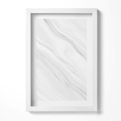 Obraz s rámem elegantní Dekorativní mramor