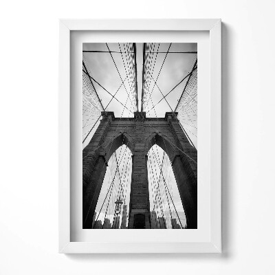 Obraz s rámem elegantní Brooklynský most