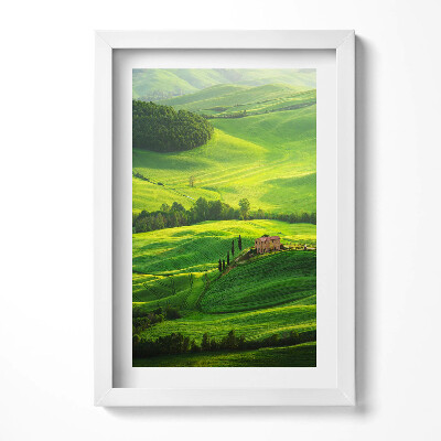 Obraz s rámem elegantní Krásná přírodní krajina Itálie