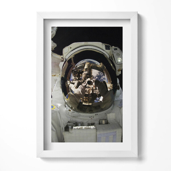 Obraz s rámem elegantní Astronaut ve vesmíru NASA