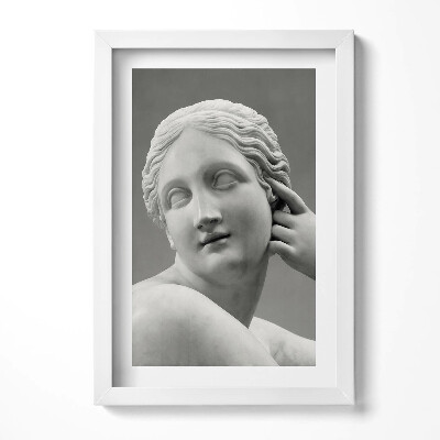 Obraz s rámem elegantní Socha starověké ženy