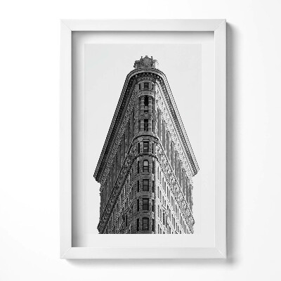 Obraz s rámem elegantní Symetrická budova