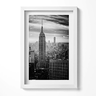 Obraz s rámem elegantní Newyorské budovy