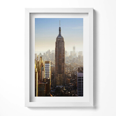 Obraz s rámem elegantní Mrakodrapy v New Yorku USA