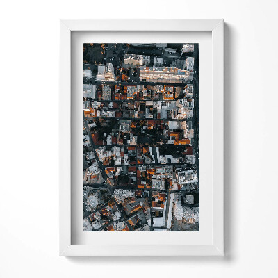 Obraz s rámem elegantní Pohled z vrcholu Limassol Kypr