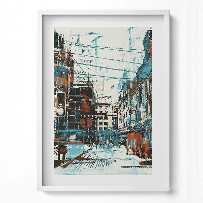 Obraz v rámu dekorativní Pouliční umění