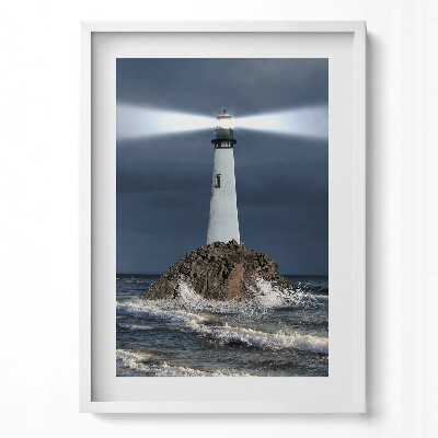Obraz v rámu dekorativní Maják