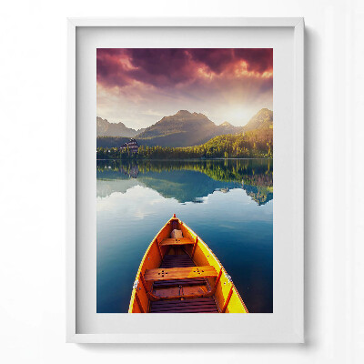 Obraz v rámu dekorativní Národní park Štrbské Pleso, Slovensko