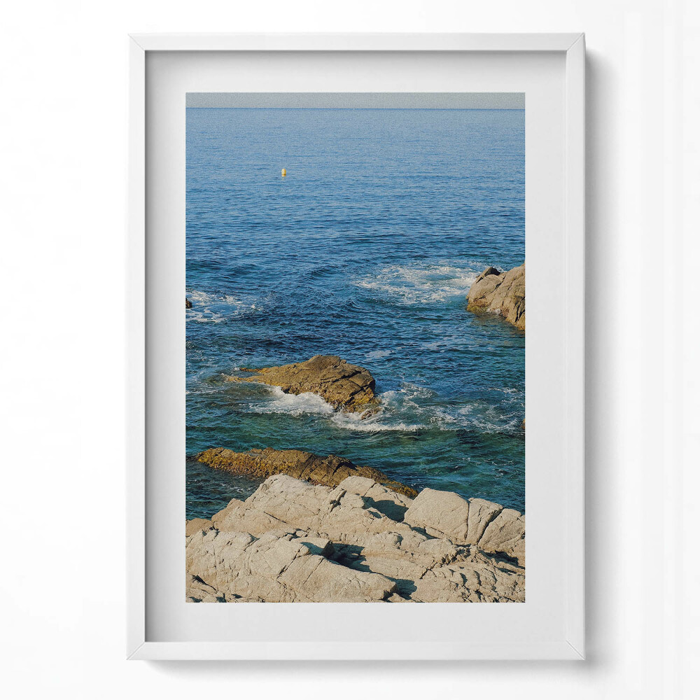 Obraz v rámu dekorativní Pobřeží Costa Brava