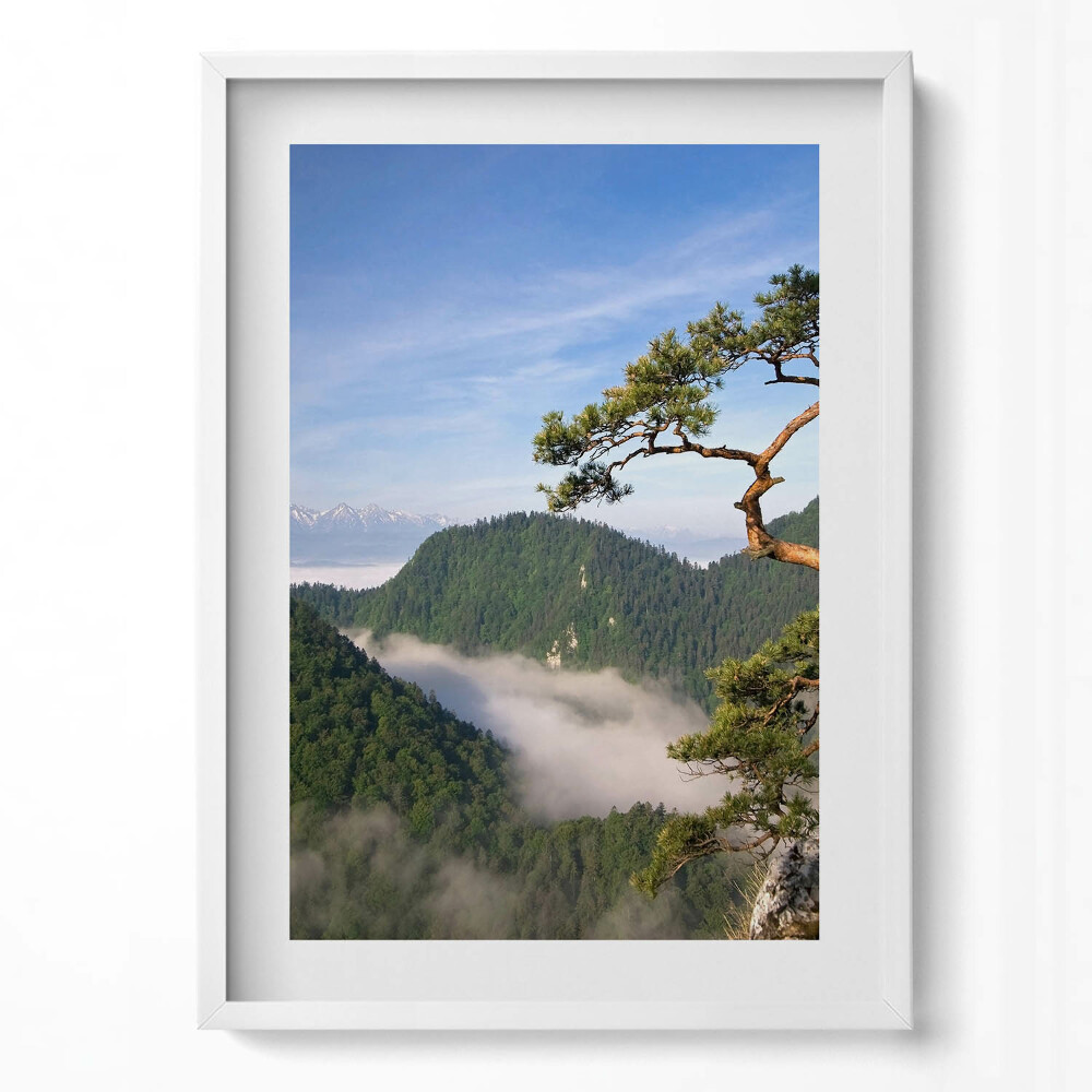 Obraz v rámu dekorativní Sokolica Wierch v Pieninách