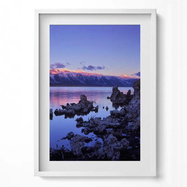 Obraz v rámu dekorativní Mono jezero Kalifornie USA