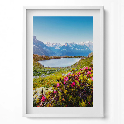 Obraz v rámu dekorativní Mont Blanc ledovec Chamonix