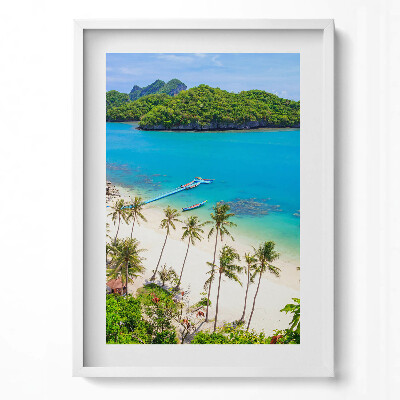 Obraz v rámu dekorativní Národní park Koh Samui Thajsko