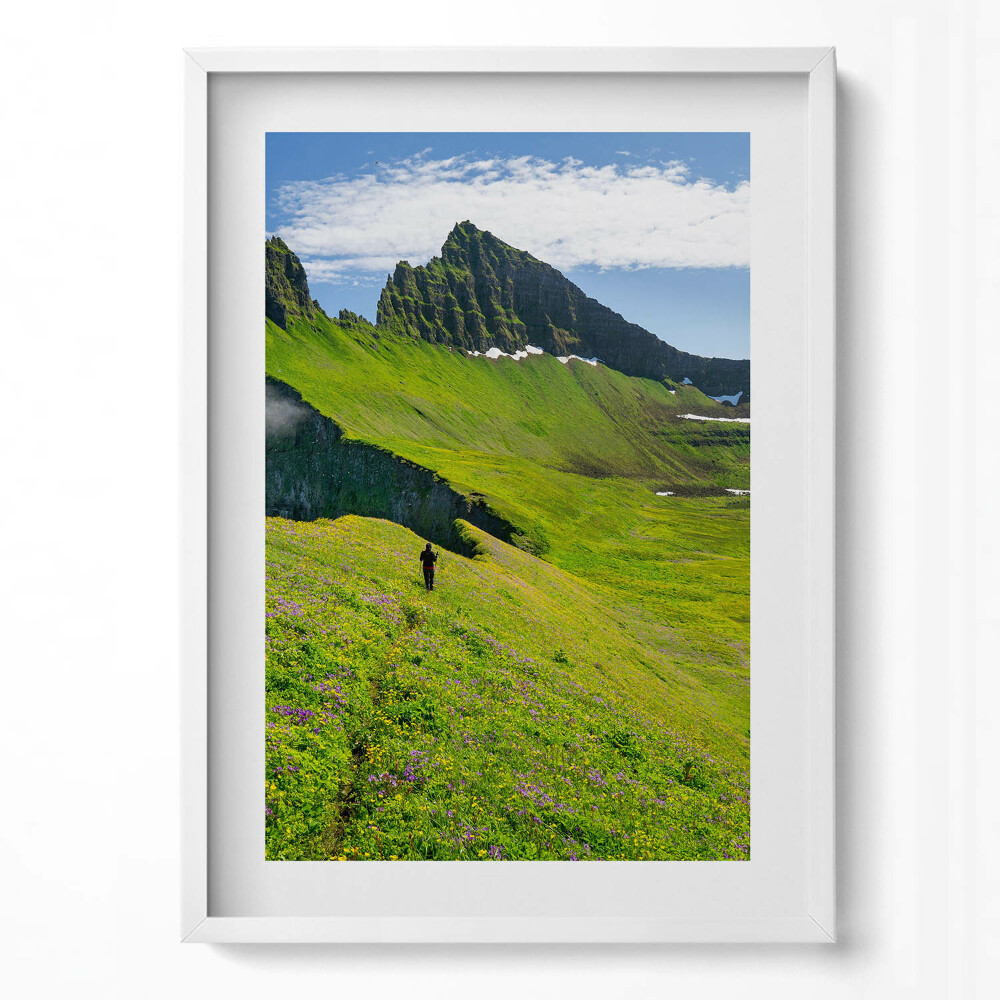 Obraz v rámu dekorativní Islandská rezervace Hornstrandir