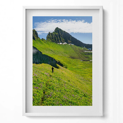 Obraz v rámu dekorativní Islandská rezervace Hornstrandir