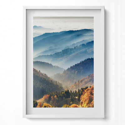 Obraz v rámu dekorativní Horská krajina