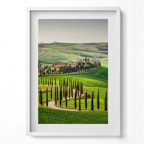 Obraz v rámu dekorativní Krajina, italská atmosféra
