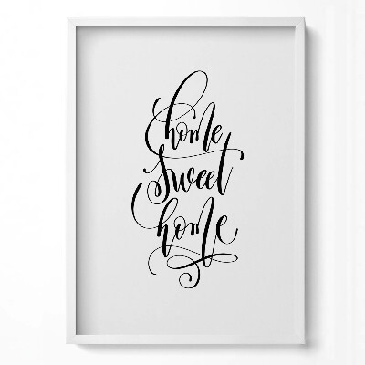 Obraz v rámu dekorativní Dekorativní nápis do bytu 