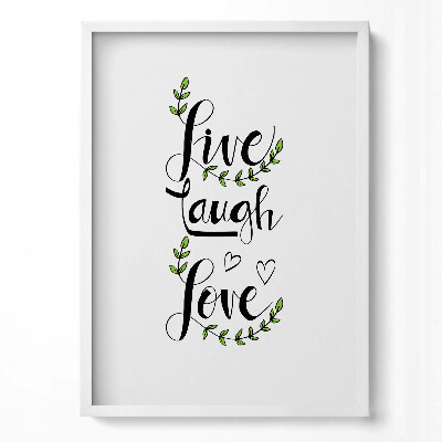 Obraz v rámu dekorativní Dekorativní domácí nápis 