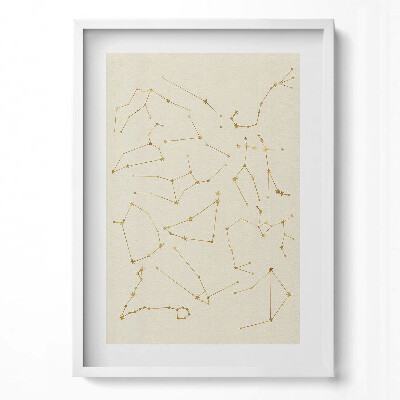 Obraz v rámu dekorativní Souhvězdí zvěrokruhu