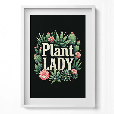 Obraz v rámu dekorativní Nápis 