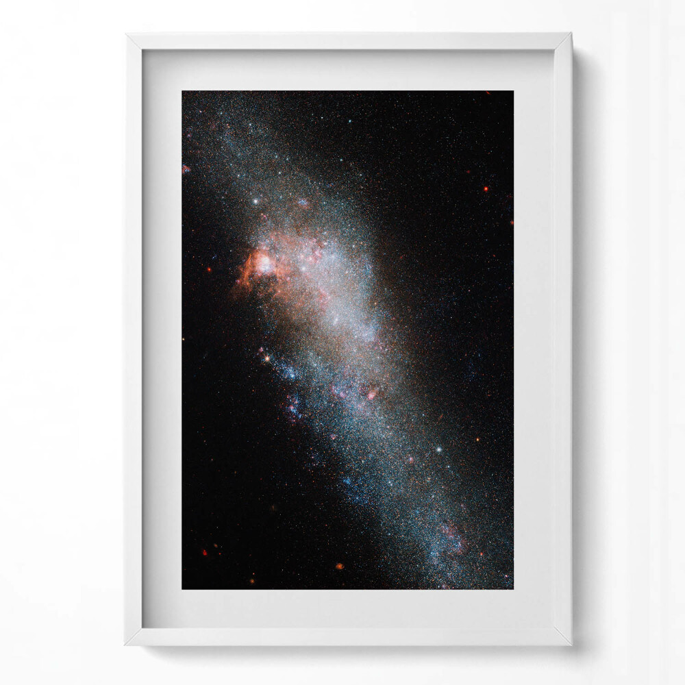 Obraz v rámu dekorativní Prostor hvězd galaxie