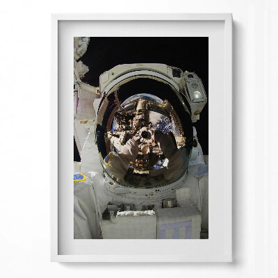 Obraz v rámu dekorativní Astronaut ve vesmíru NASA