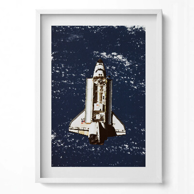 Obraz v rámu dekorativní Kosmická loď NASA