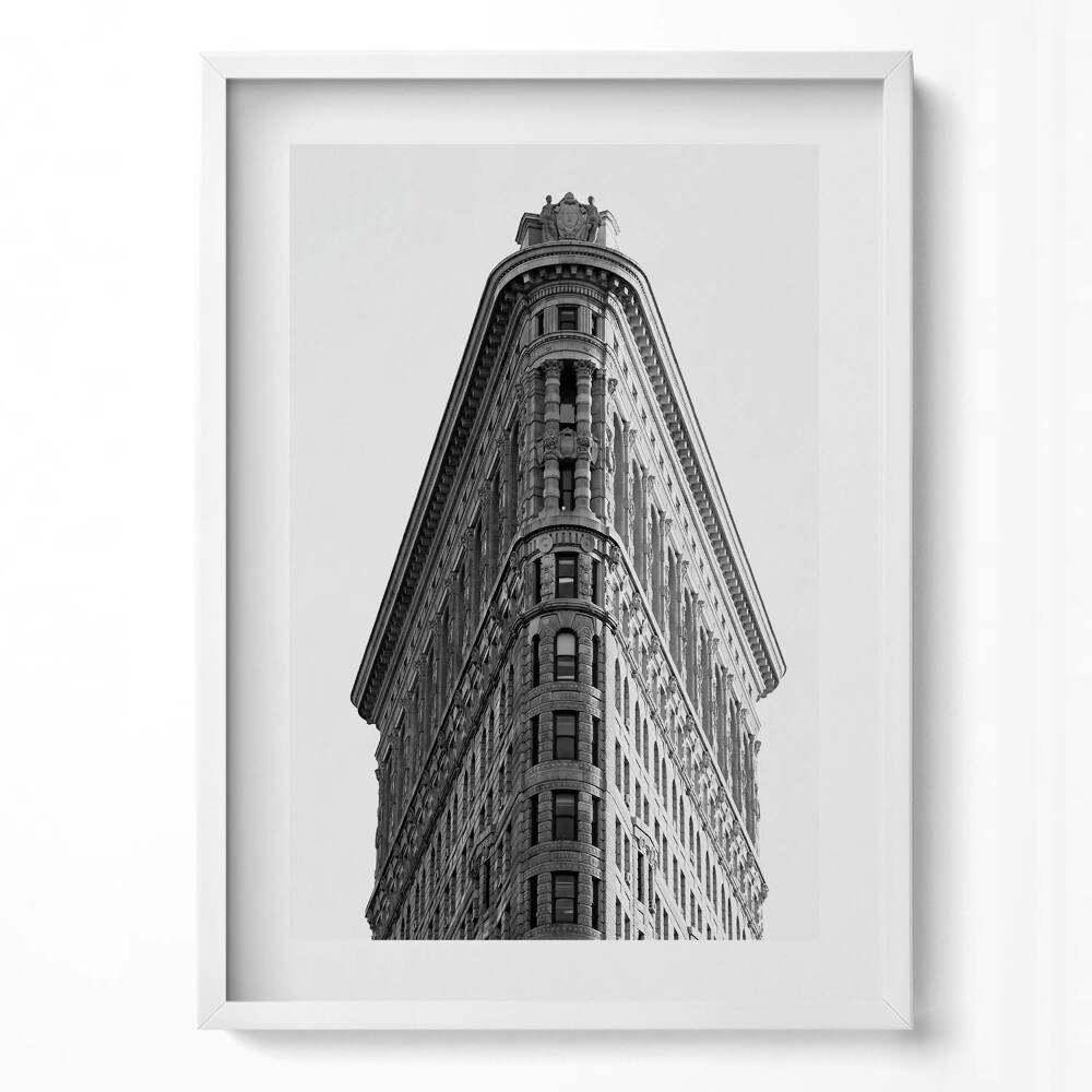 Obraz v rámu dekorativní Symetrická budova