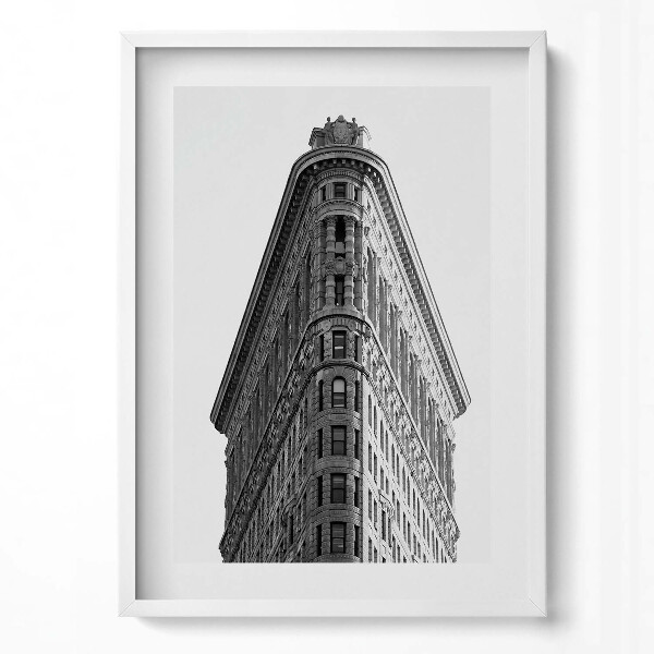 Obraz v rámu dekorativní Symetrická budova