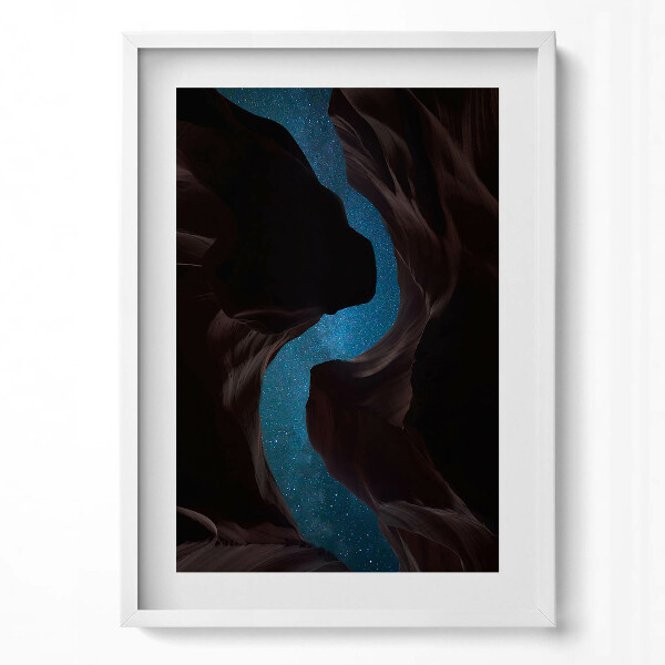 Obraz v rámu dekorativní Hvězdná obloha