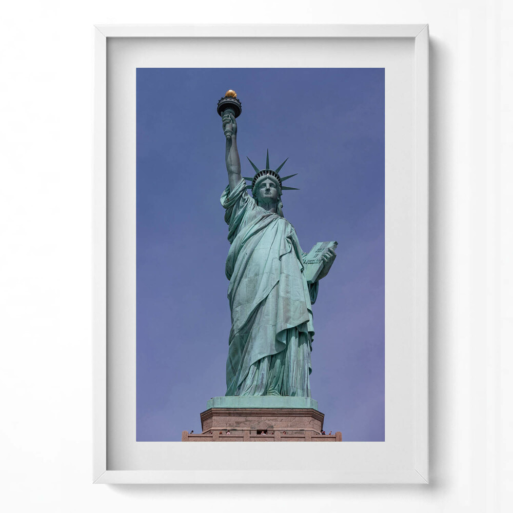 Obraz v rámu dekorativní Socha svobody v New Yorku, USA