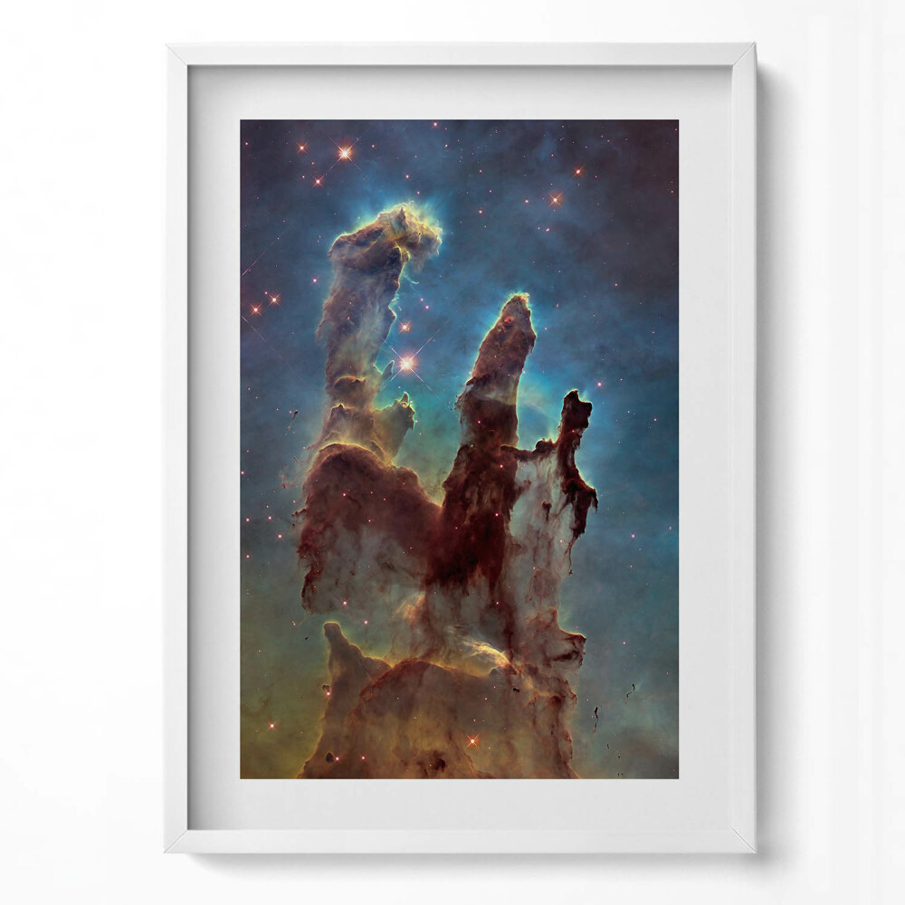 Obraz v rámu dekorativní Vesmírná fotka NASA