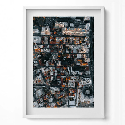 Obraz v rámu dekorativní Pohled z vrcholu Limassol Kypr