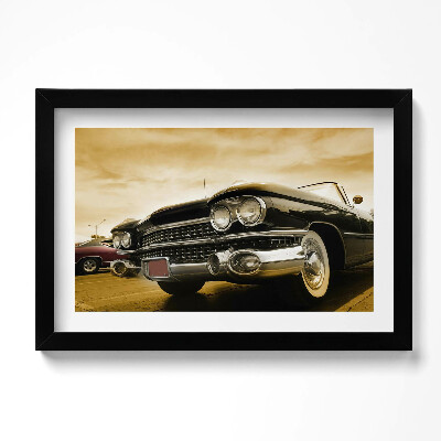 Obraz s rámem dekorativní Vůz Cadillac z roku 1959