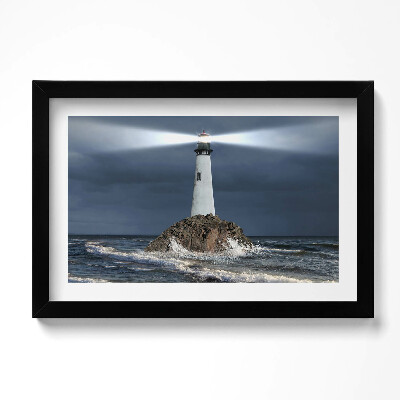 Obraz s rámem dekorativní Maják