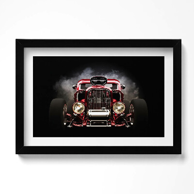 Obraz s rámem dekorativní Staré veteránské auto