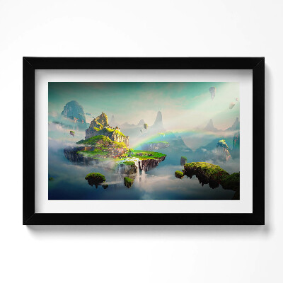 Obraz s rámem dekorativní Čínský styl fantasy scény