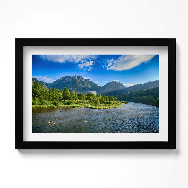 Obraz s rámem dekorativní Průhyb Dunajce v pohoří Pieniny
