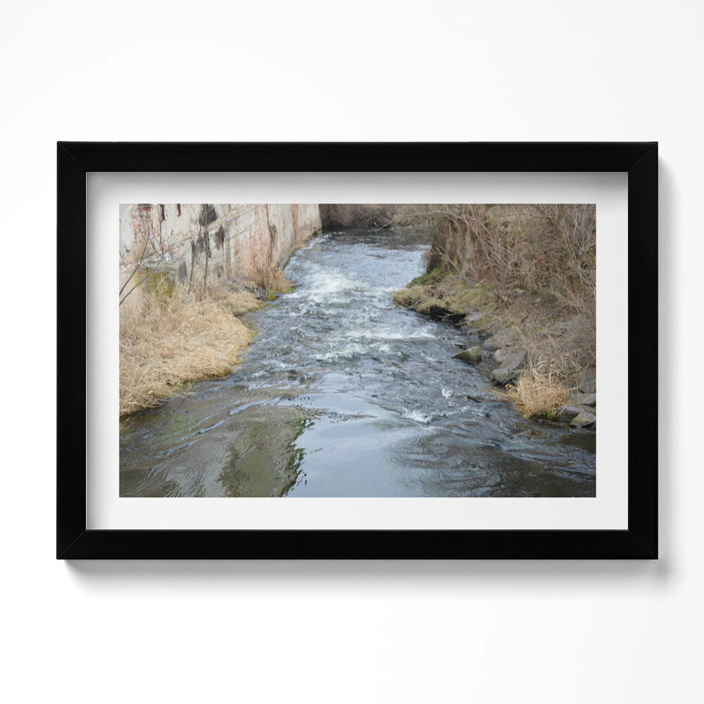 Obraz s rámem dekorativní Tasovice řeka Dyja Morava