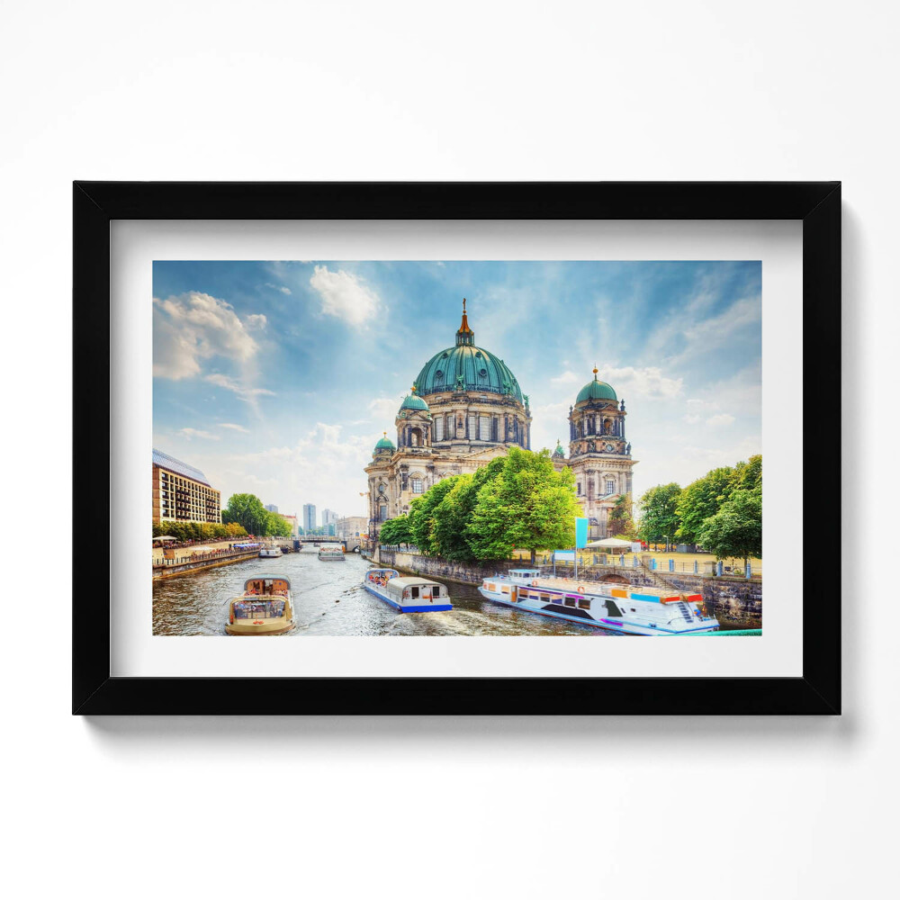 Obraz s rámem dekorativní Berlínská katedrála Německo