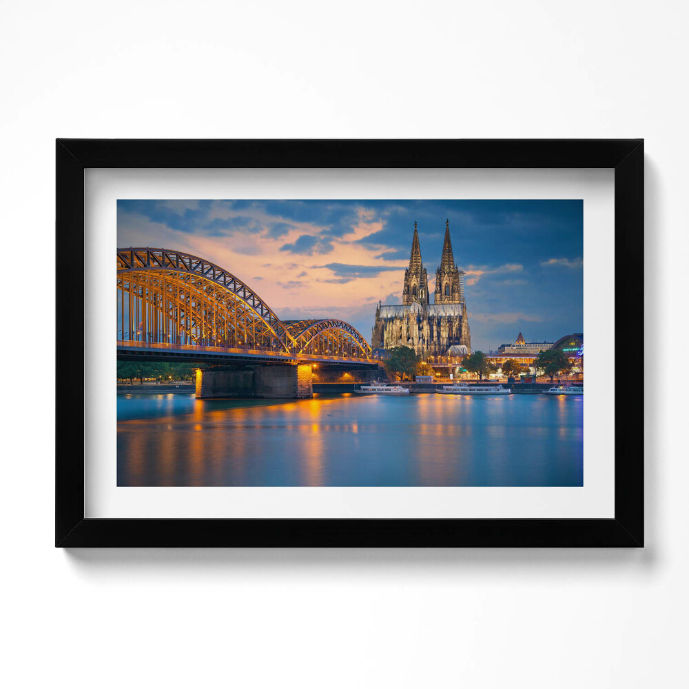 Obraz s rámem dekorativní Pohled na radnici