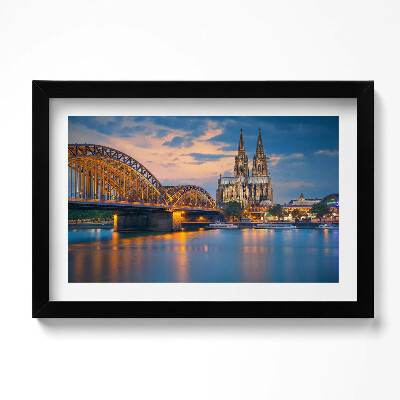 Obraz s rámem dekorativní Pohled na radnici