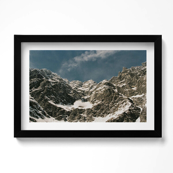 Obraz s rámem dekorativní Pohoří Watzmann Berchtesgadener