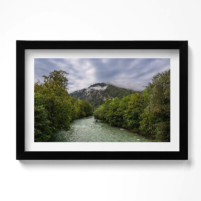 Obraz s rámem dekorativní Německo horská krajina