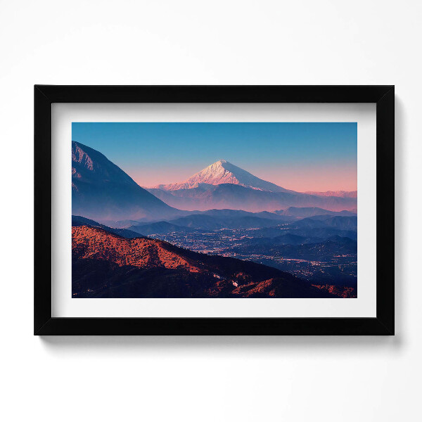 Obraz s rámem dekorativní Hory v San Antoniu USA