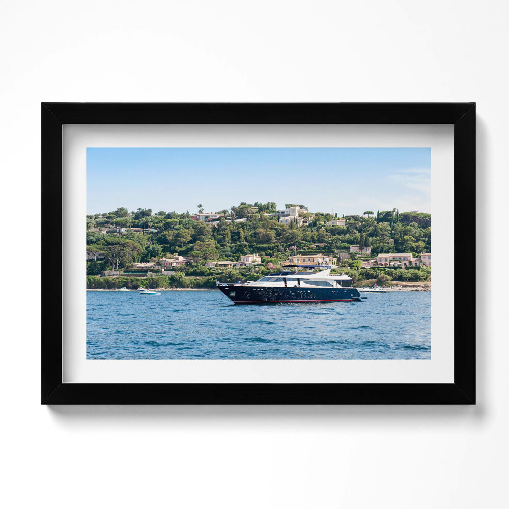 Obraz s rámem dekorativní Saint Tropez Provence ve Francii